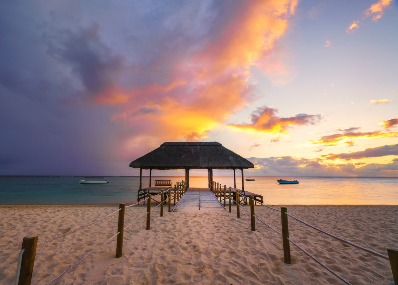 Sunset at Mauritius